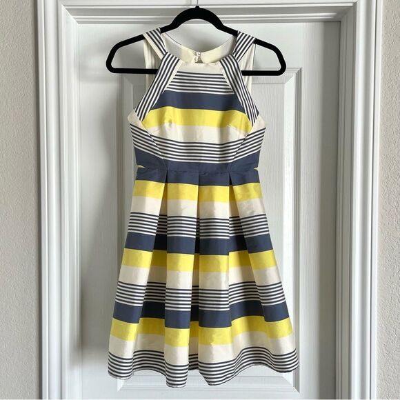 Eva Franco Mandy Dress - Gold Sz 0P - Picture 3 of 12